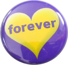 Forever heart button